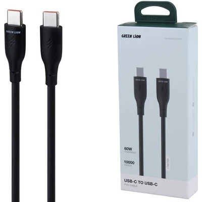 PVC CABLE USB-C TO USB-C 60W کابل گرین لاین