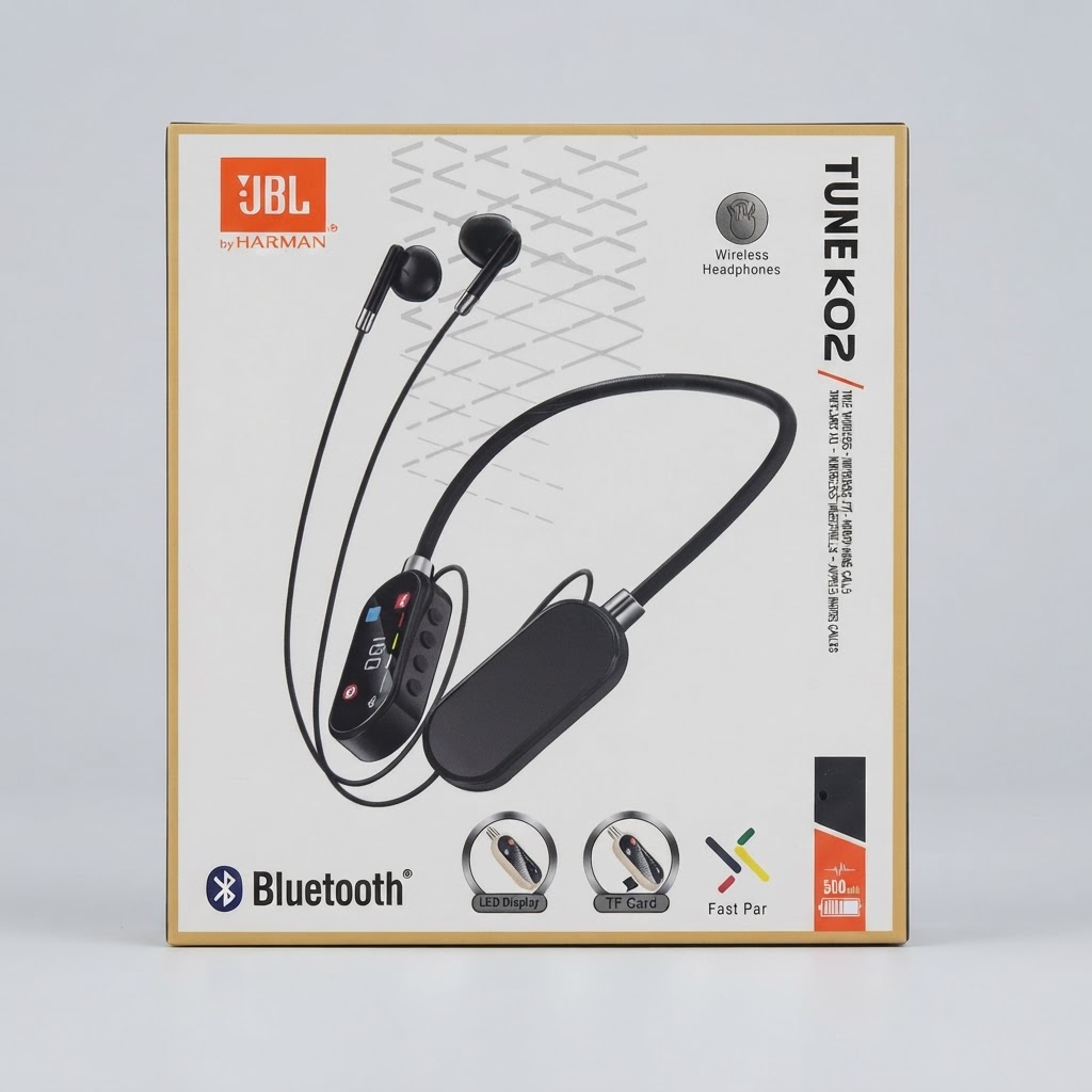 هندزفری گردنی JBL مدل tune ko2 / رم خور / مانیتور دار